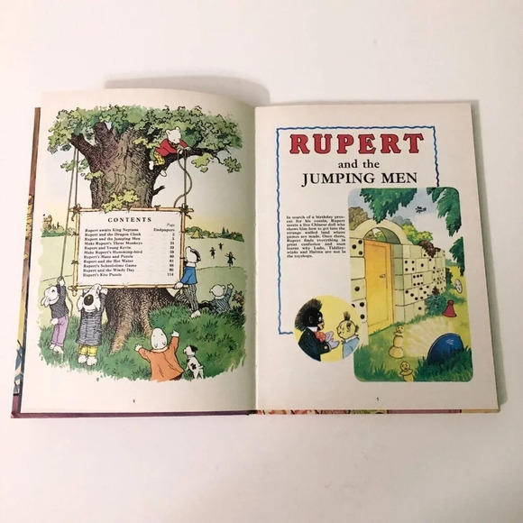 1976 Rupert The Daily Express Annual Beaverbrook Newspapers Ltd Book - Picture 9 of 16